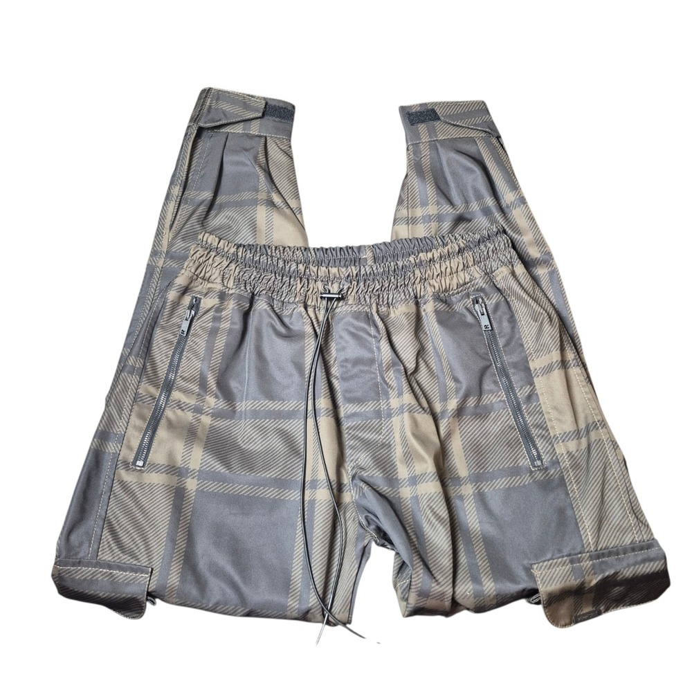Represent Mens Medium Plaid Cargo Jogger Pants‎ British Made Streetwear